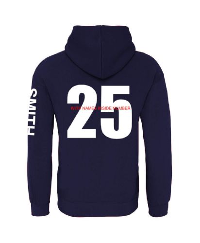 W73 TMHS contrast leavers hoody.